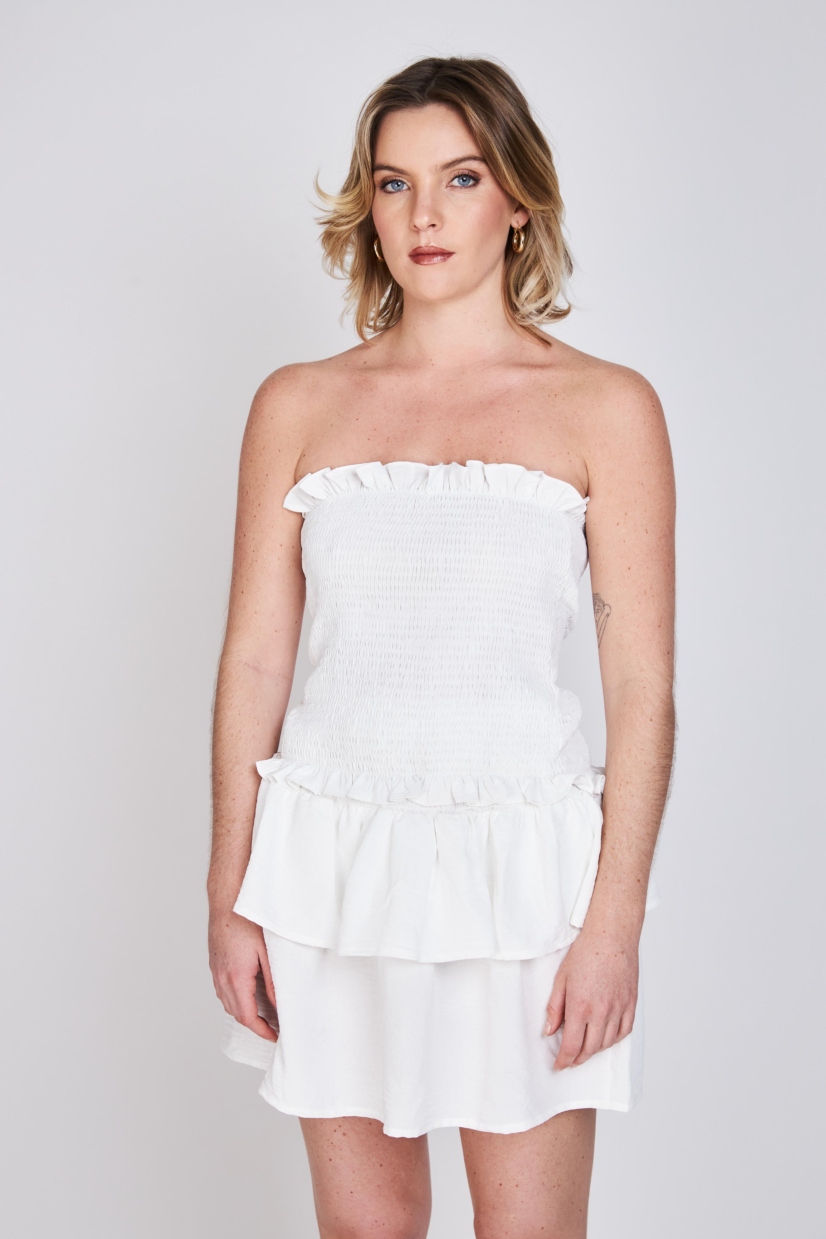 Falda Recogido Vuelos Kai Blanco ATR by Eclipse