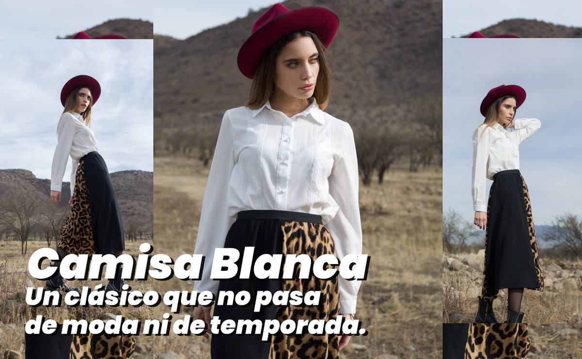 Camisa blanca, un clásico que no pasa de moda ni de temporada.