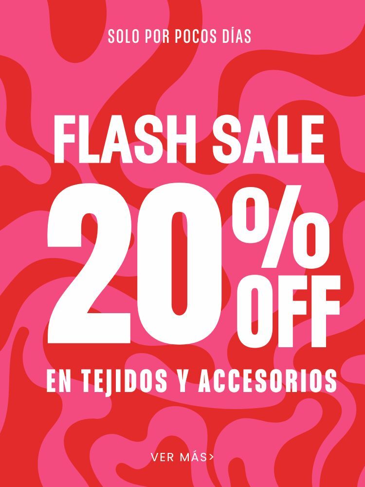 Flash Sale - Todo Tejidos y Accesorios 20% Off