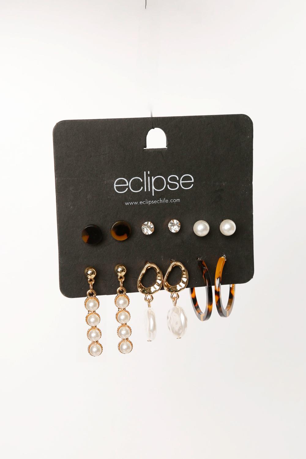 Set De Aros Emilia Dorado Eclipse