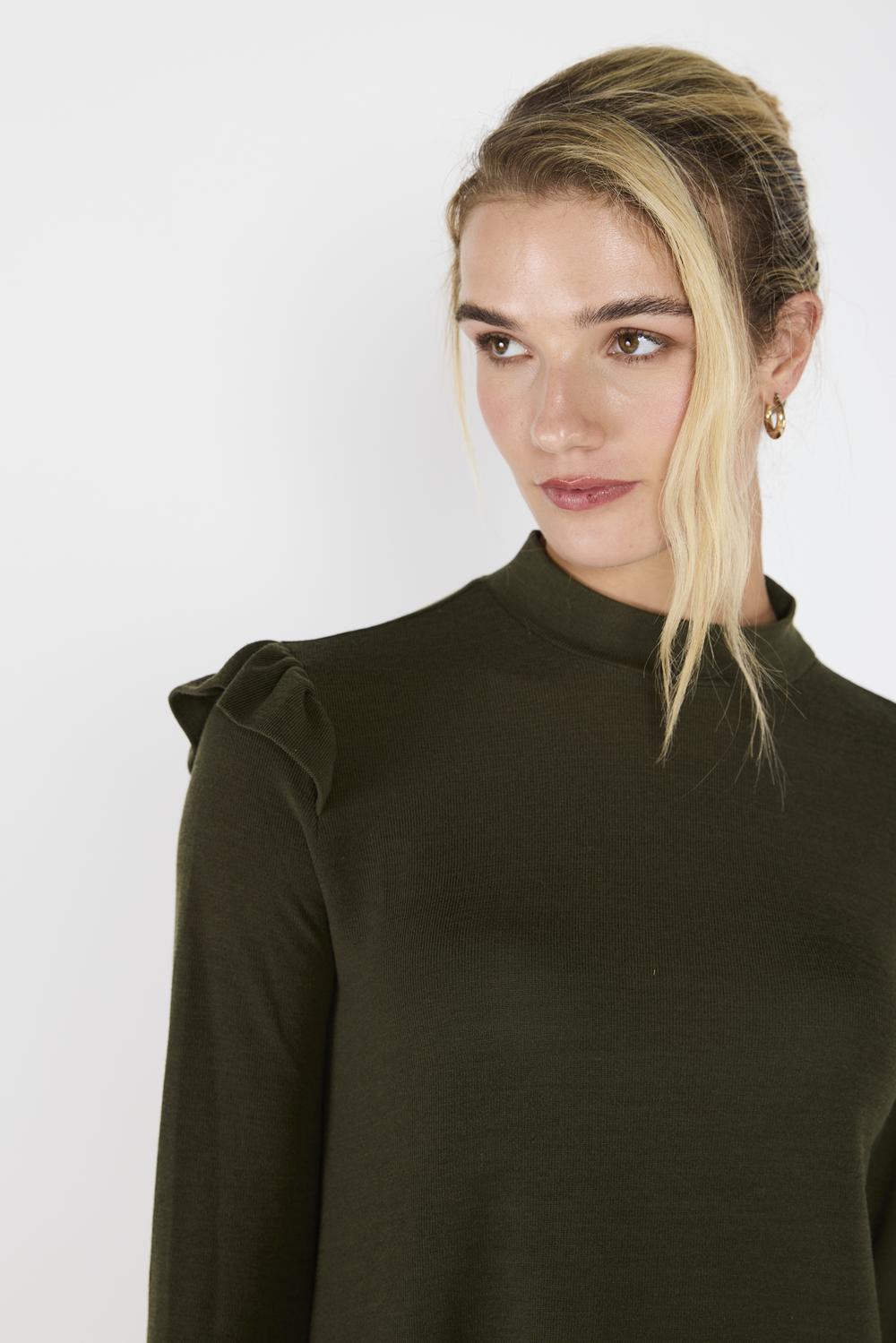 Polera Marcela Verde Militar