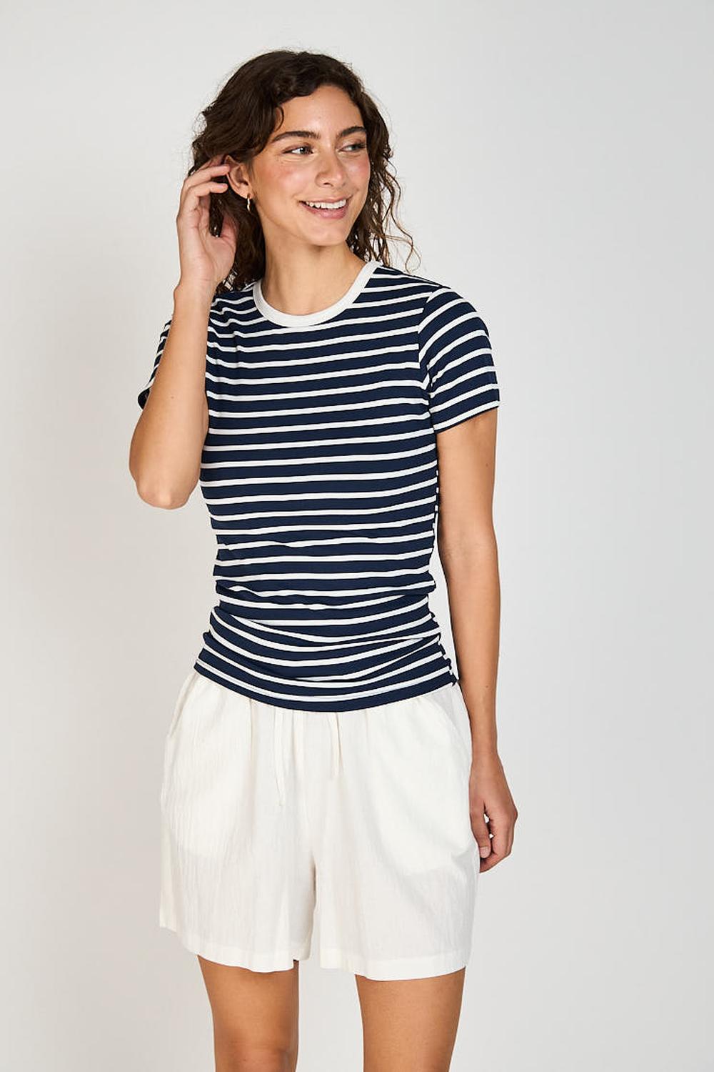 Polera Francesca Rayada Eclipse