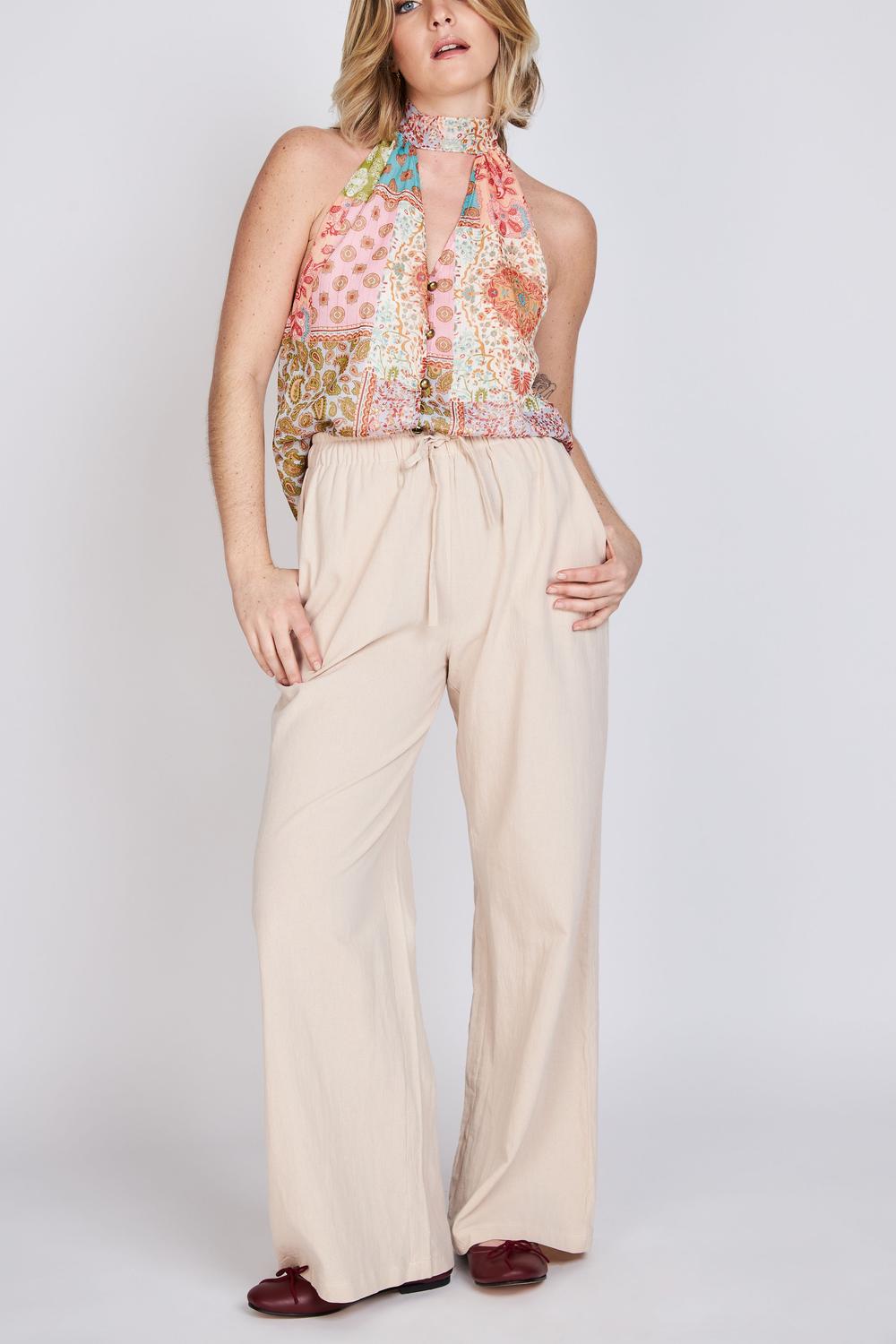 Blusa Amarra al Cuello Babi Terracota ATR by Eclipse