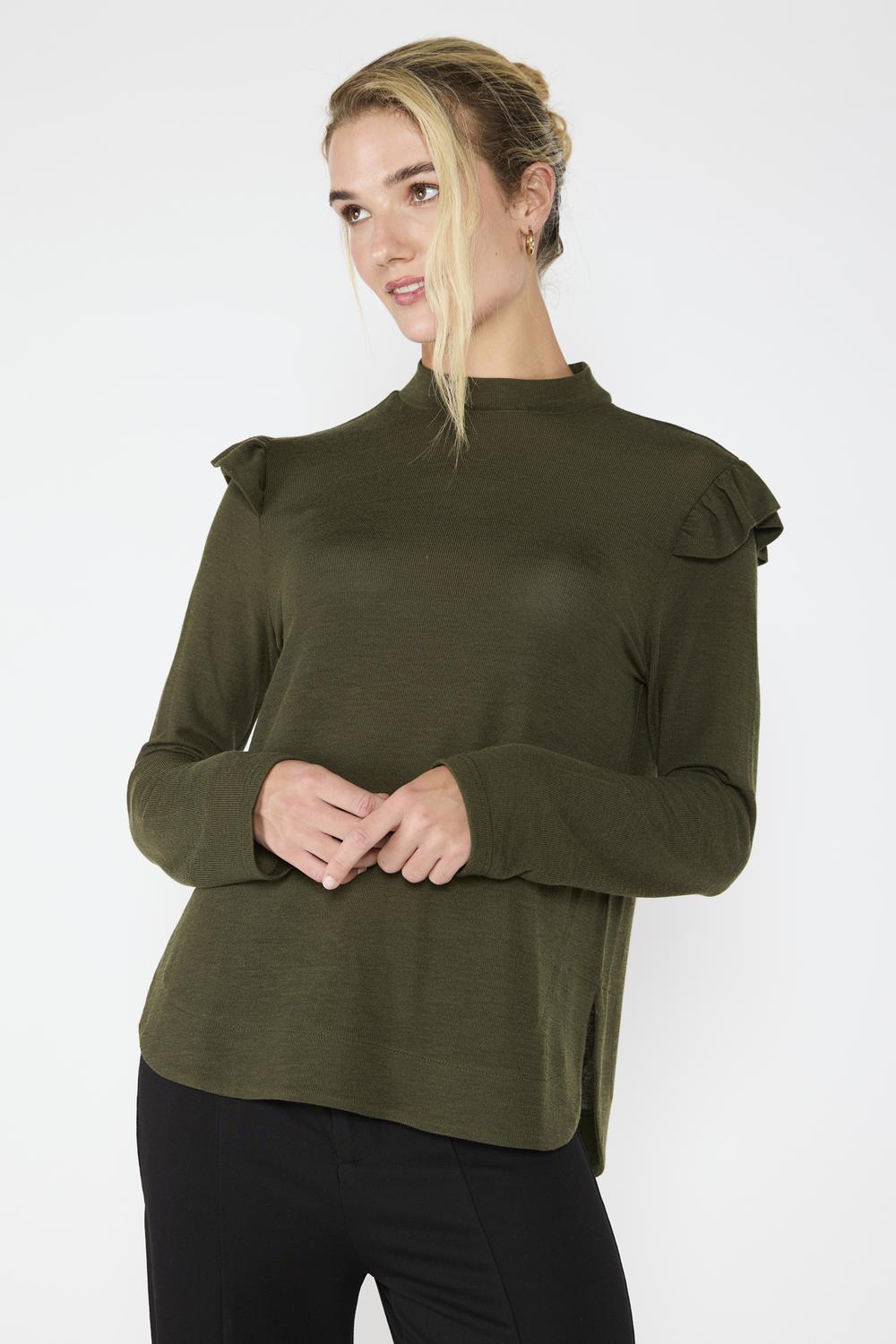 Polera Marcela Verde Militar