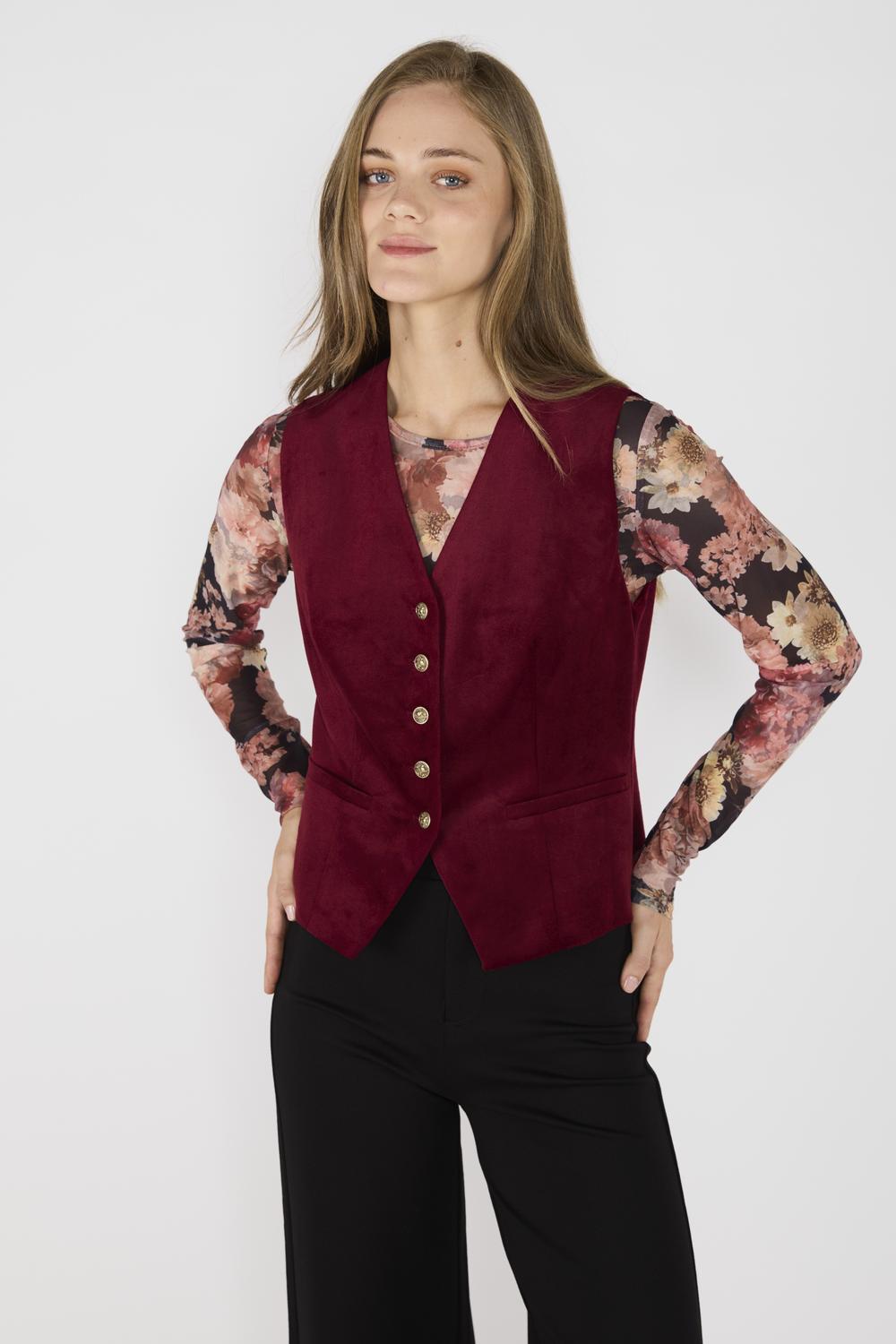 Vest Velvet Ana Burdeo