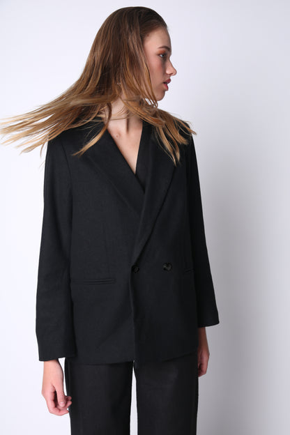 Blazer Jacinta In Solid Negro ATR by Eclipse