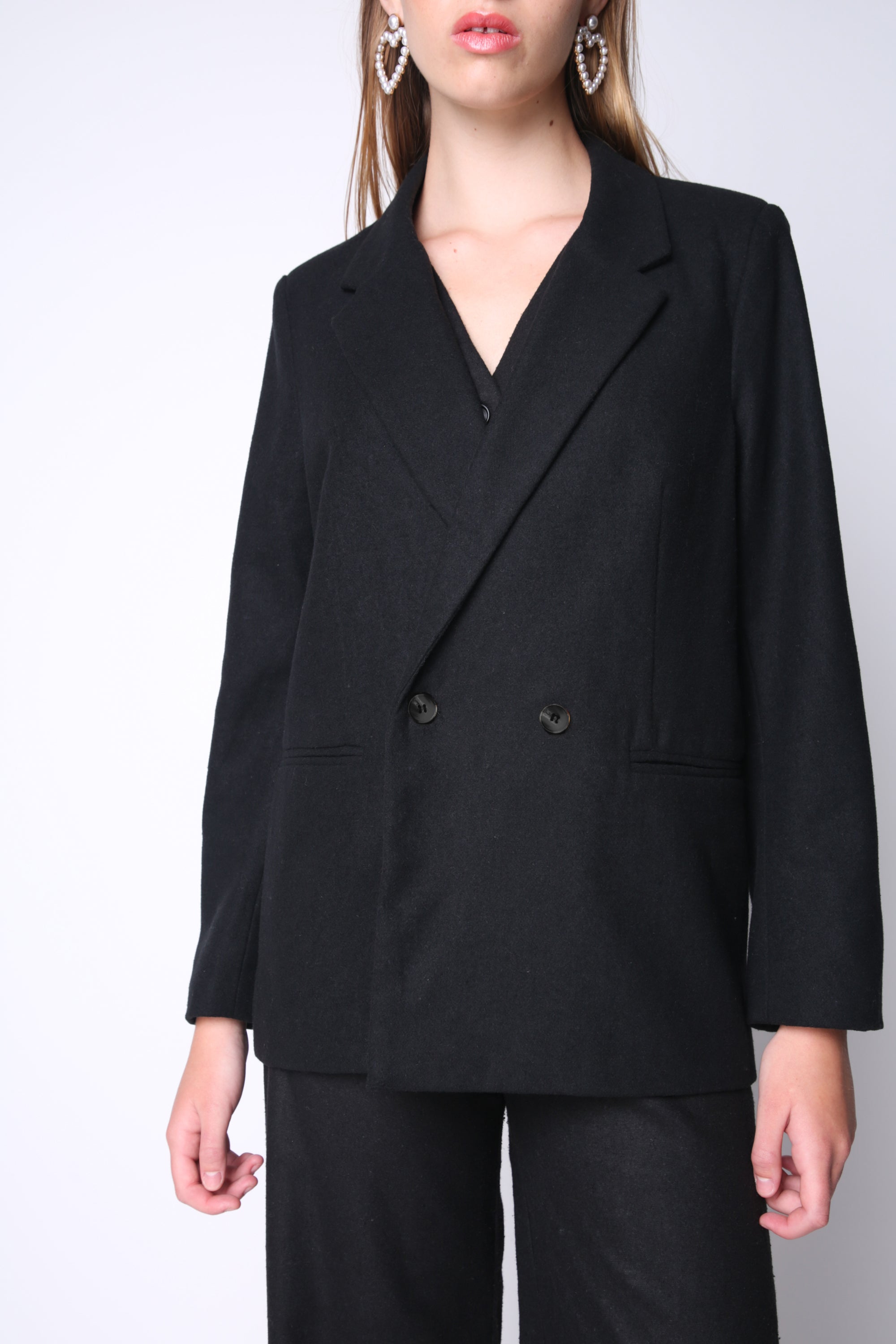 Blazer Jacinta In Solid Negro ATR by Eclipse