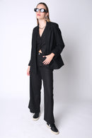 Blazer Jacinta In Solid Negro ATR by Eclipse