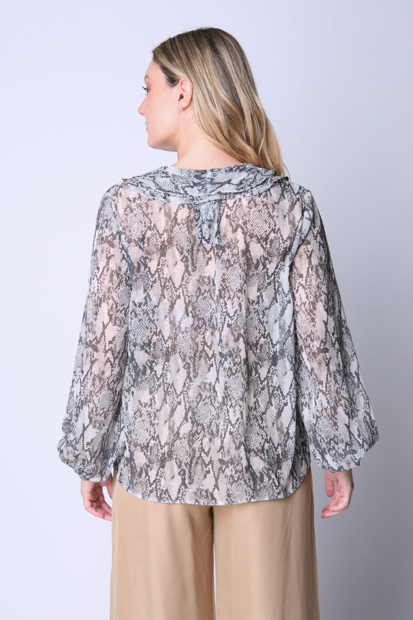 Blusa Virginia Gris Eclipse