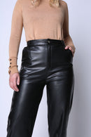 Pantalón Cuerina Magdalena Negro Eclipse