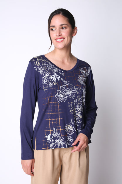 Polera Luz Azul Marino Woman by Eclipse