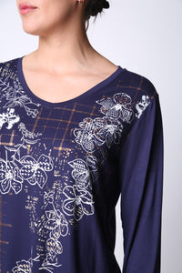 Polera Luz Azul Marino Woman by Eclipse