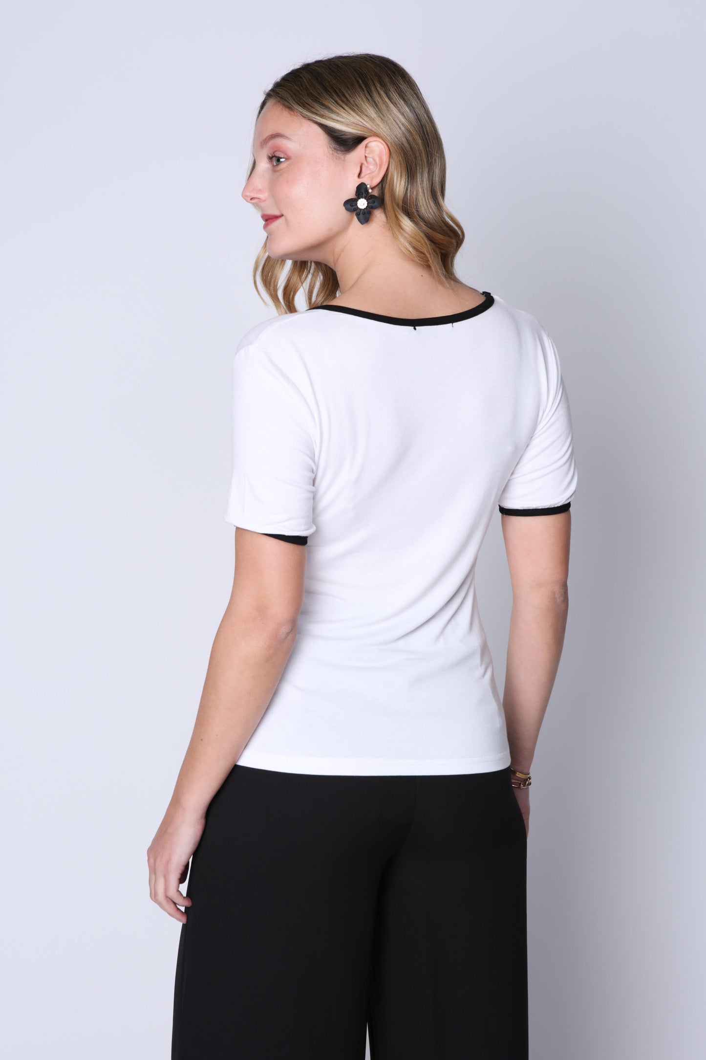 Polera Camille Blanco Eclipse