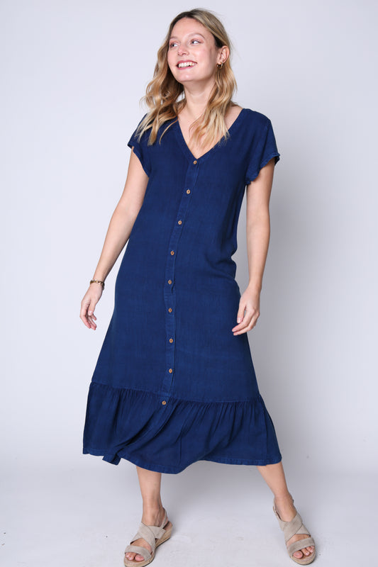 Vestido Fran Azul Eclipse