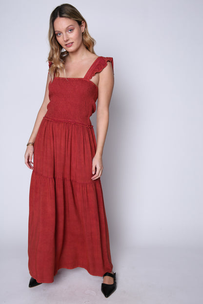 Vestido Julia Terracota Eclipse