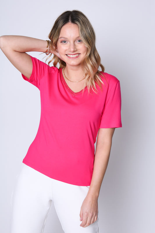 Polera Maca Fucsia Eclipse