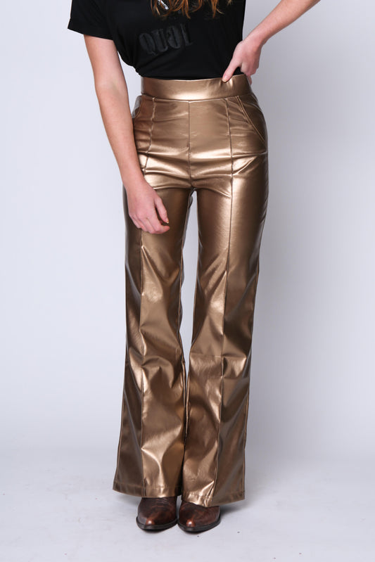 Pantalon Justina Bronce Eclipse