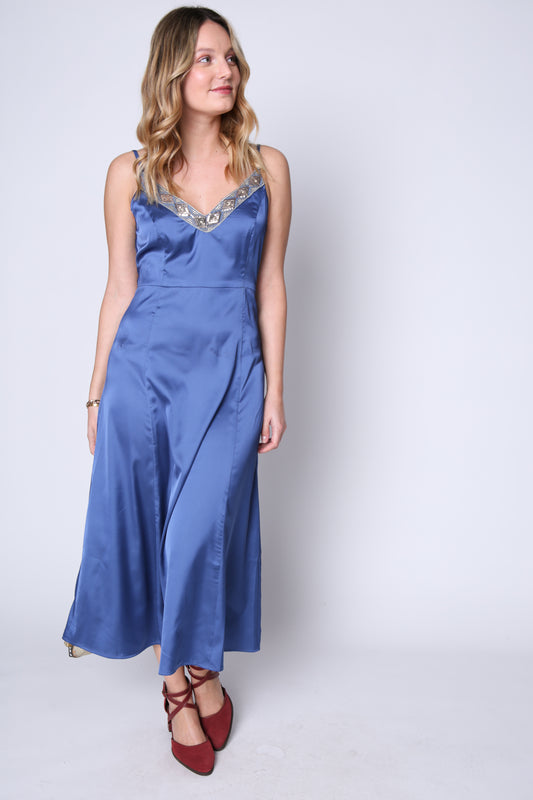 Vestido Mina Azul Eclipse