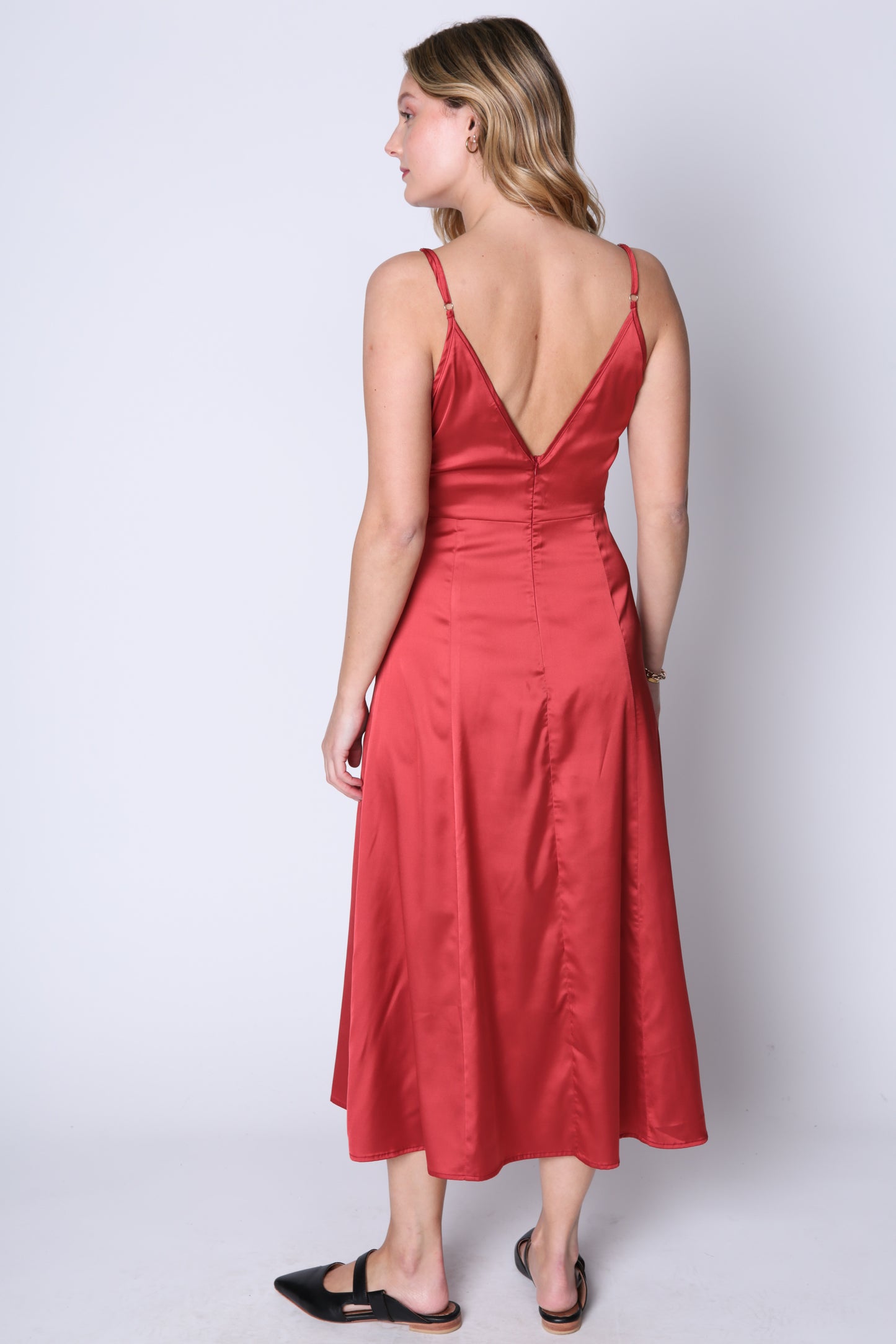 Vestido Mina Terracota Eclipse