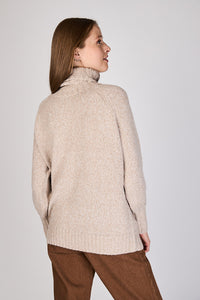 Sweater Grueso con Cuello Alto Paz Eclipse