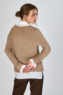 Sweater con Cuello Camisa Antonia Woman by Eclipse