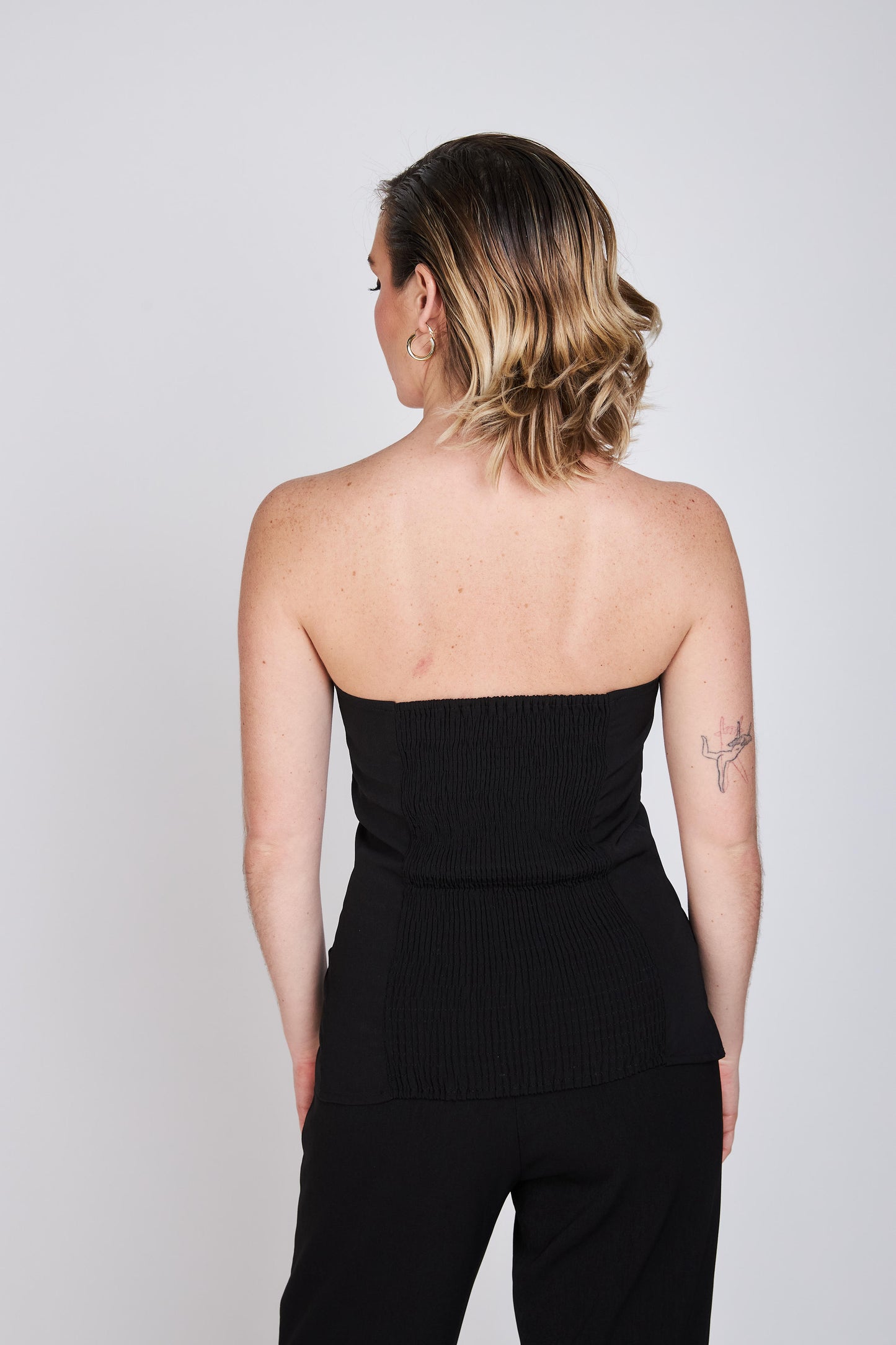 Top Strapless Sastrero Emma Negro ATR by Eclipse