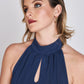 Vestido Halter Elo Azul ATR by Eclipse