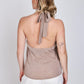 Blusa Amarra al Cuello Caetana Beige ATR by Eclipse