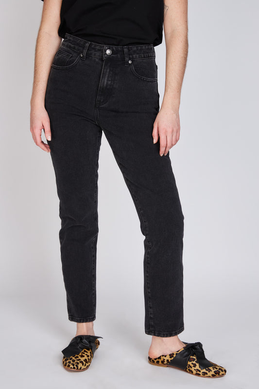 Jeans Straight Anastasia Negro Negro Eclipse