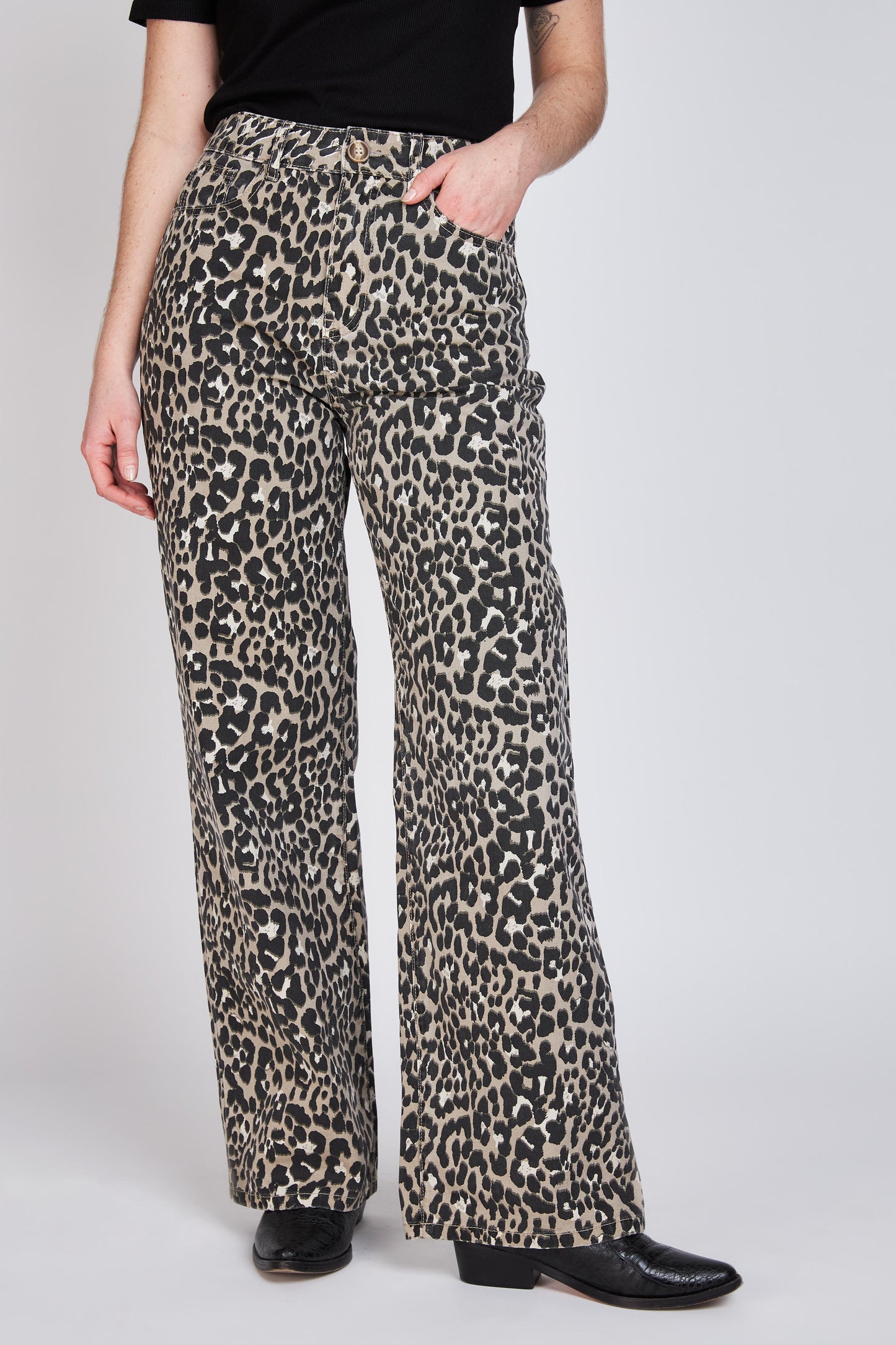 Jeans Wide Florencia Animal Animal Eclipse