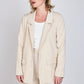 Blazer Entallado Emily Beige Eclipse