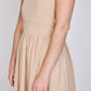 Vestido Escote Cuadrado Javiera  Beige Eclipse