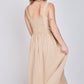 Vestido Escote Cuadrado Javiera  Beige Eclipse