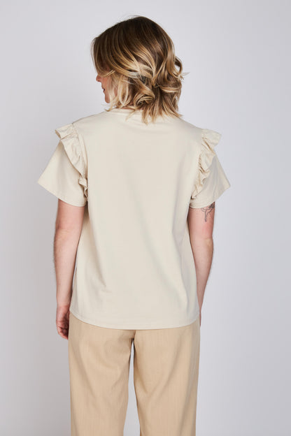 Polera Vuelos Roma Beige Eclipse