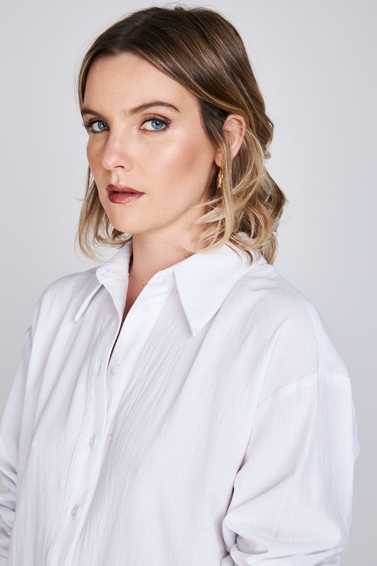 Camisa Oversize María Blanco Eclipse