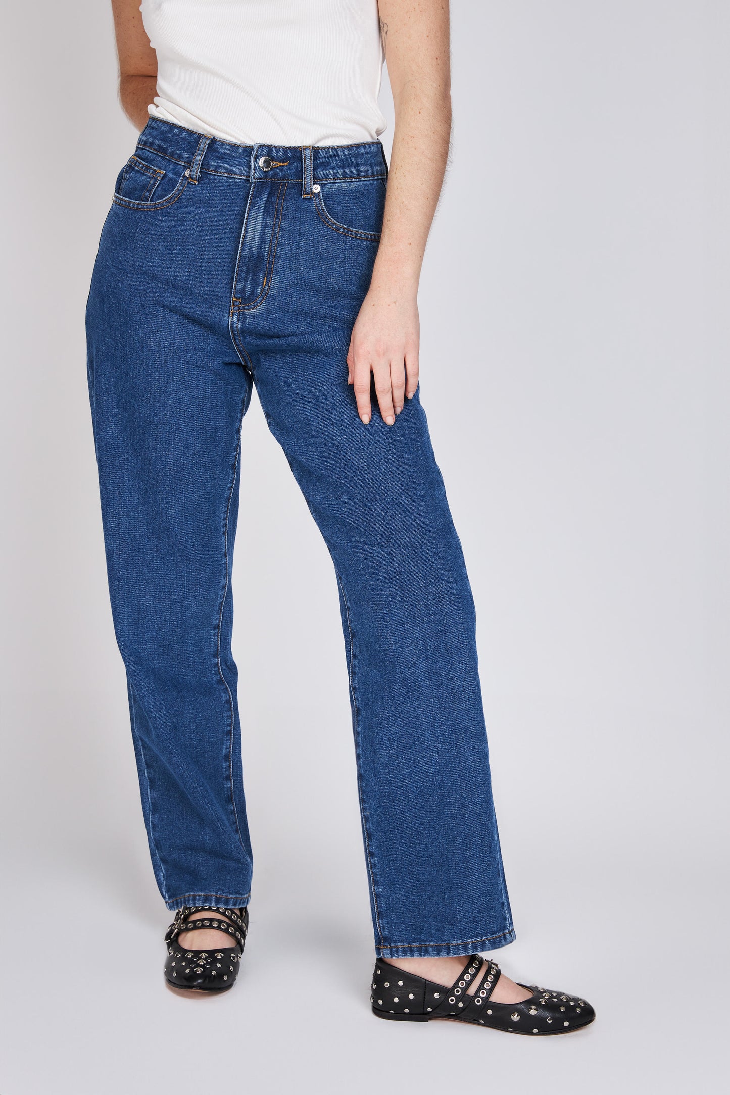 Jeans Straight Anastasia Azul Eclipse