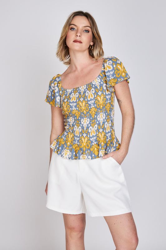 Blusa Pabal de Abeja Vic Azul Eclipse