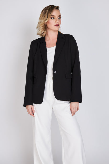 Blazer Clásico Leticia Negro Woman by Eclipse