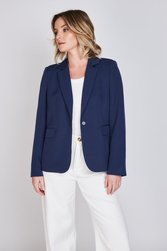 Blazer Clásico Leticia Azul Marino Woman by Eclipse