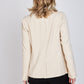 Blazer Clásico Leticia Beige Woman by Eclipse