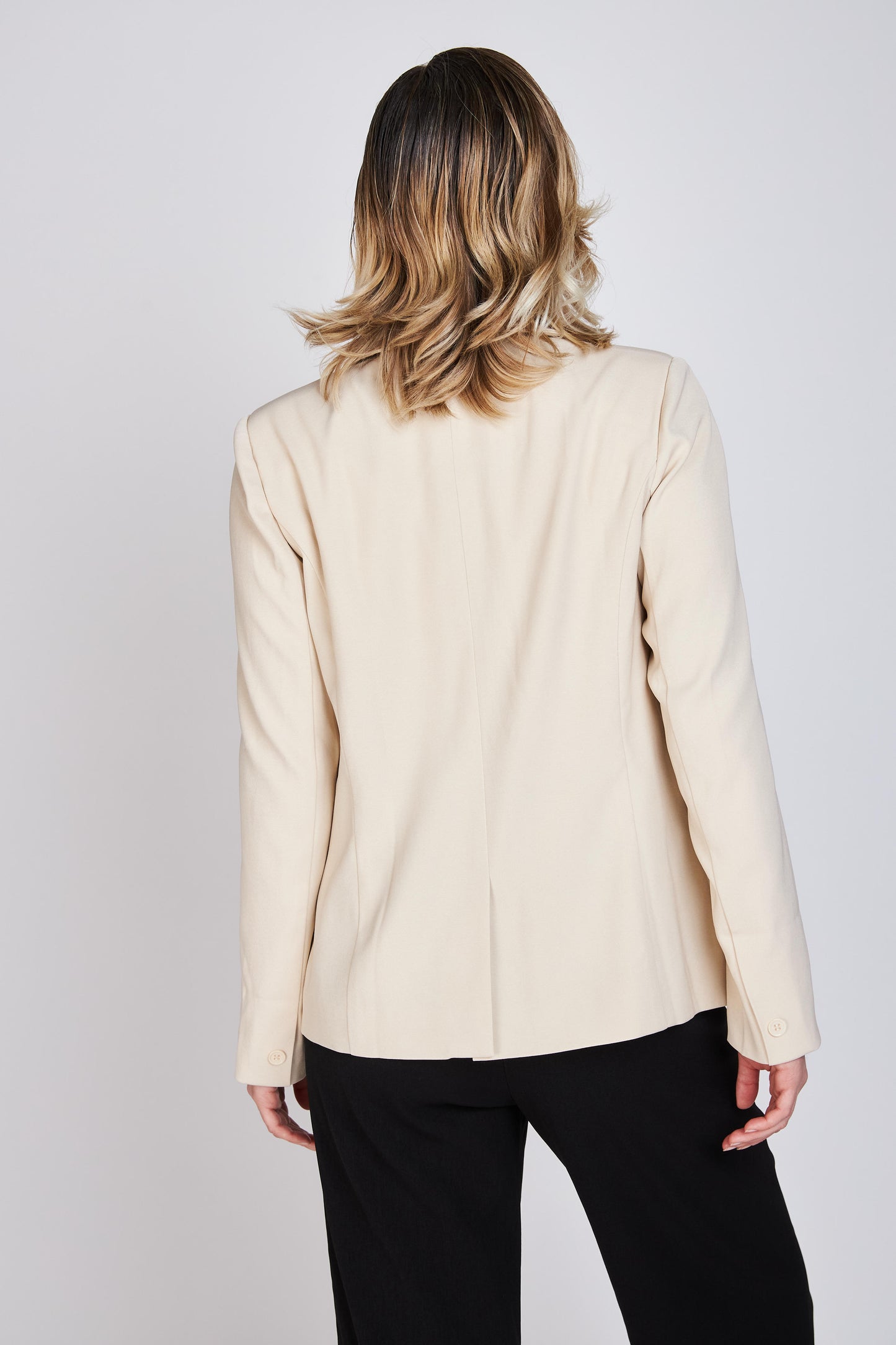 Blazer Clásico Leticia Beige Woman by Eclipse