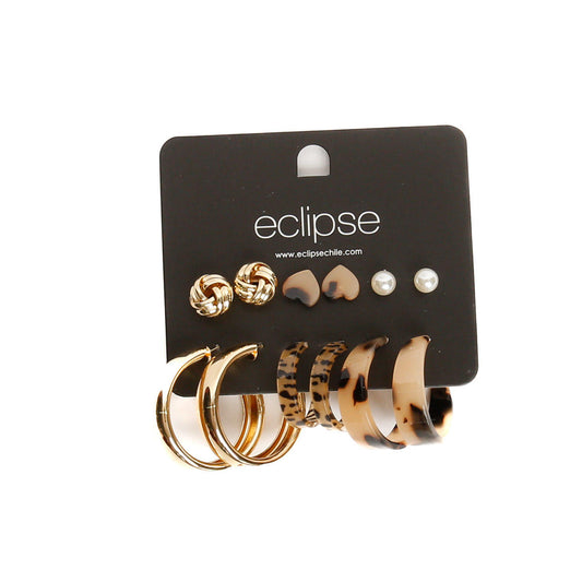 Set De Aros Maite Dorado Eclipse