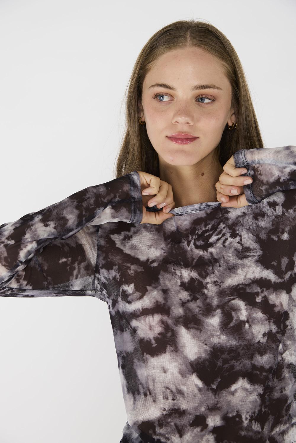 Polera Mesh Ignacia Gris