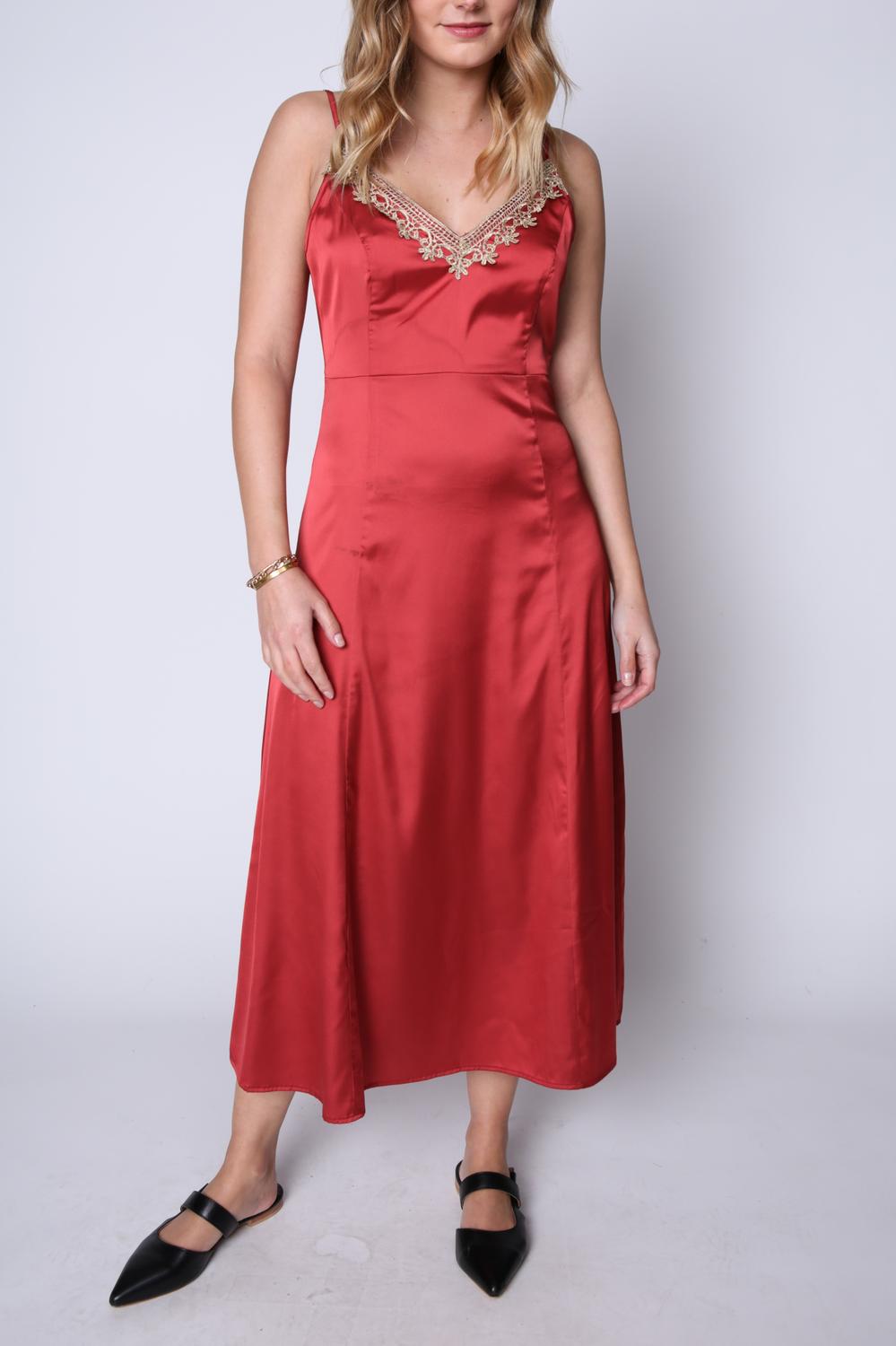 Vestido Mina Terracota Eclipse