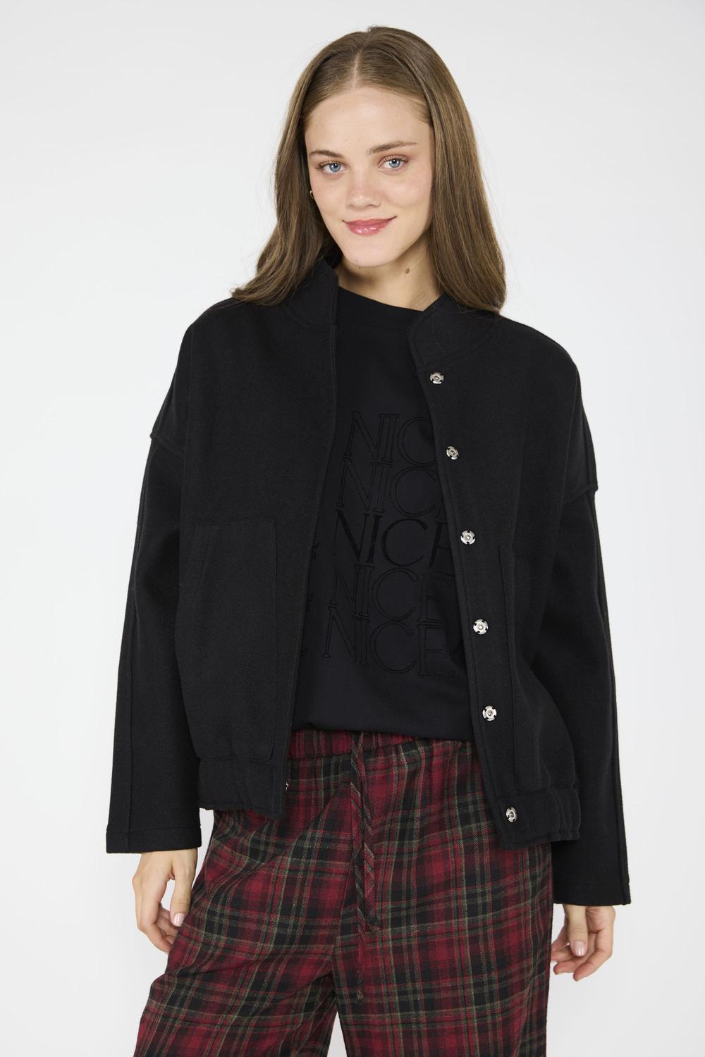 Chaqueta Bomber Alison Negro