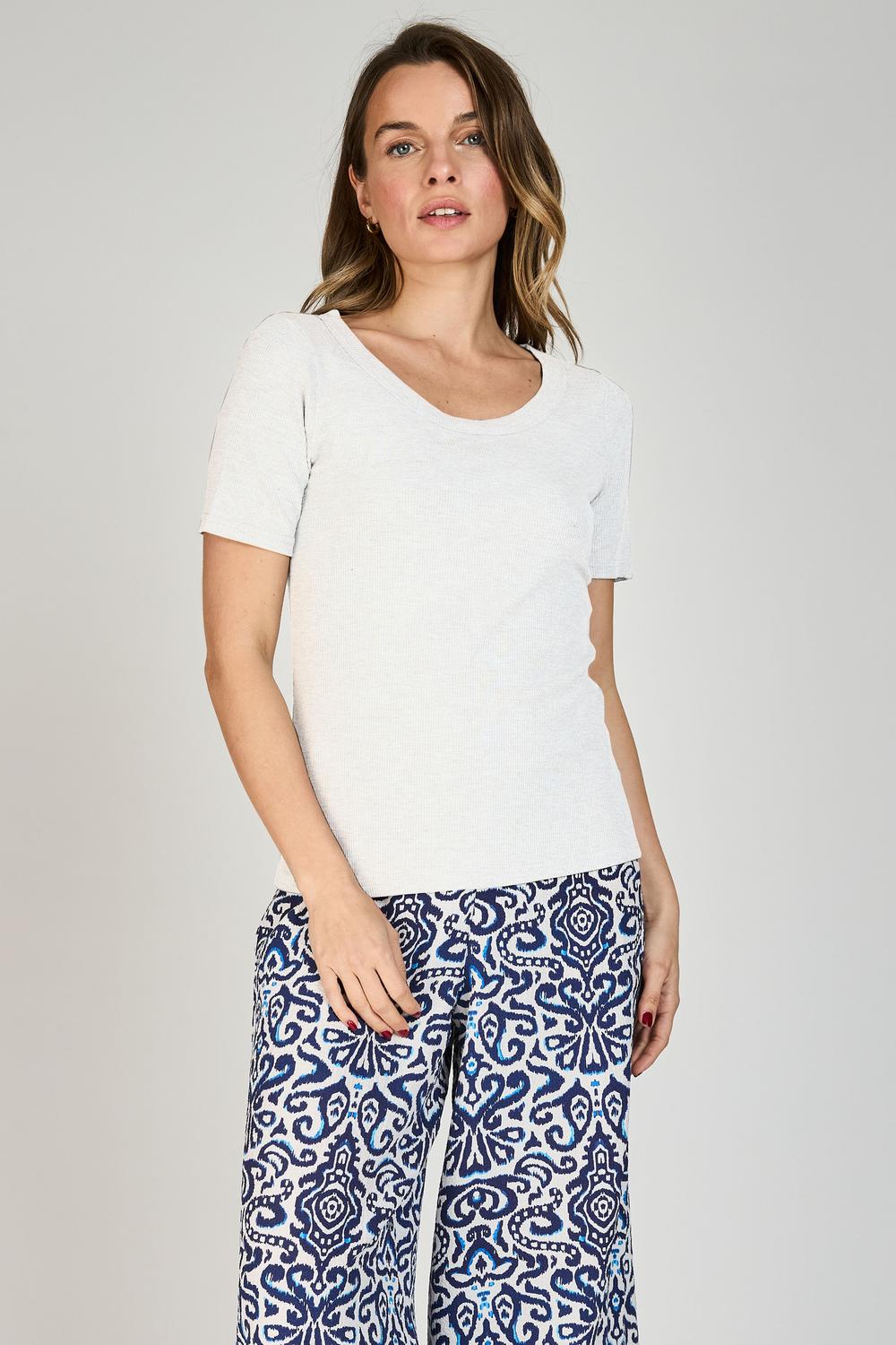 Polera Ceci Acanalada Eclipse
