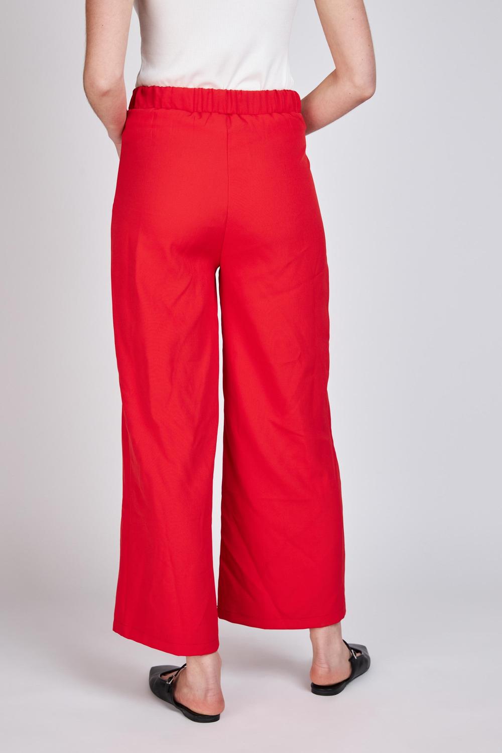 Pantalón Wide Leg Leticia Rojo Eclipse