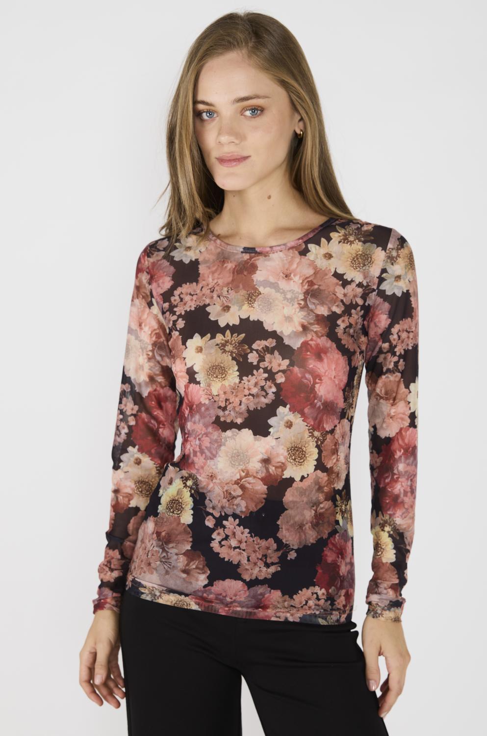 Polera Mesh María Burdeo