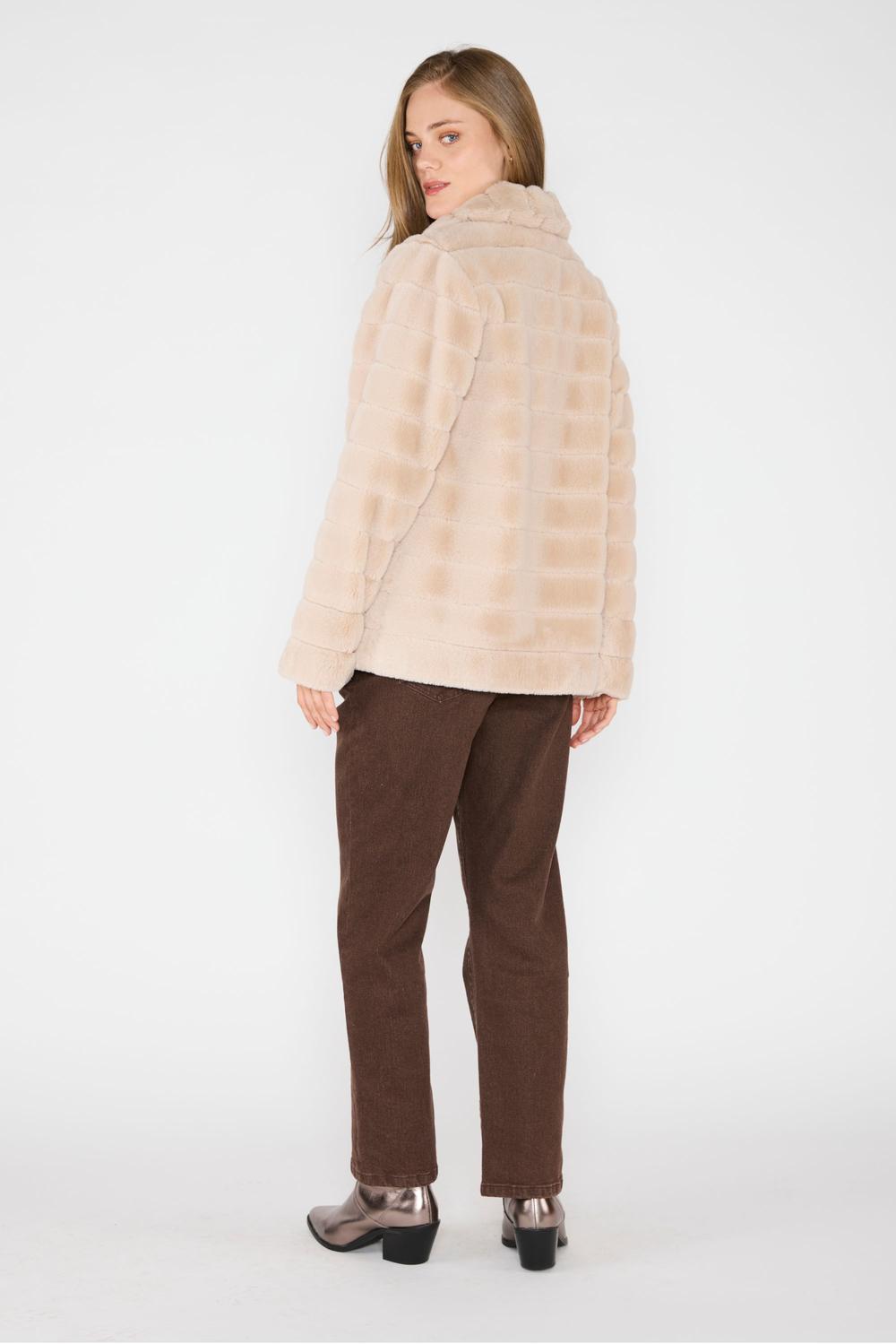 Chaquetón De Piel Trinidad Crudo