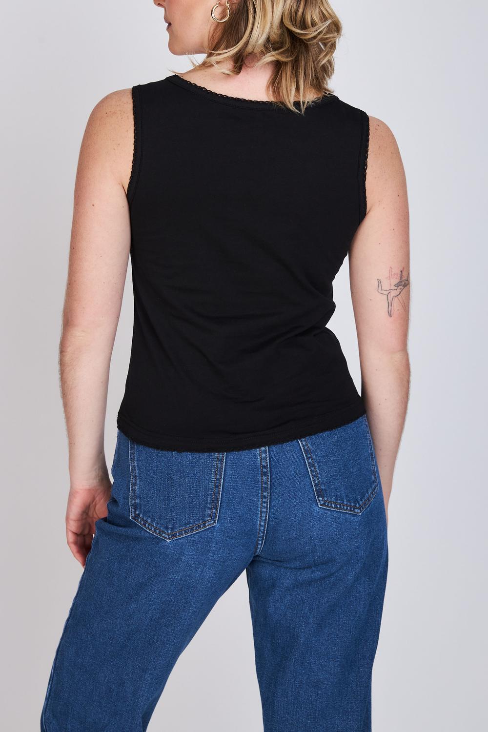 Top Coquette Amelié Negro ATR by Eclipse